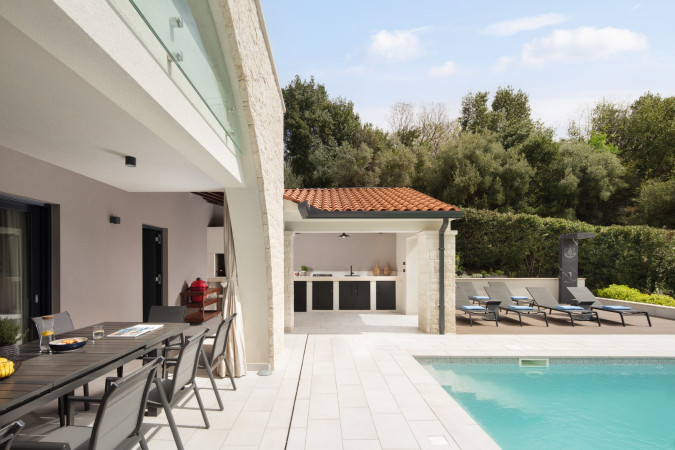 Villa Valmata Adriatic Pearl - Luksuzna vila na obali Sveta Marina - Labin - Istra Sveta Marina